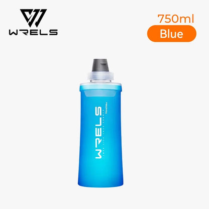 WRELS Soft Water Bottle with Filter - Ultralight Collapsible Hiking & Camping Hydration Flask