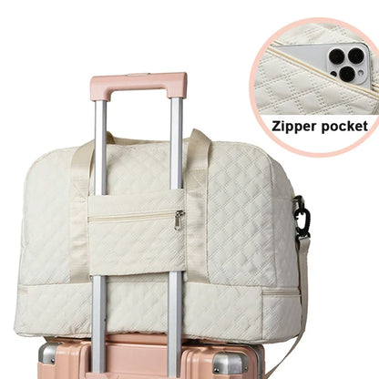 Short Trip Travel Bag – Large Capacity Waterproof Handbag with Dry & Wet Separation for Men & Women