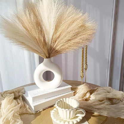 55cm Artificial Pampas Grass – Bohemian Reed for DIY Floral Arrangements, Wedding, Home & Christmas Decoration