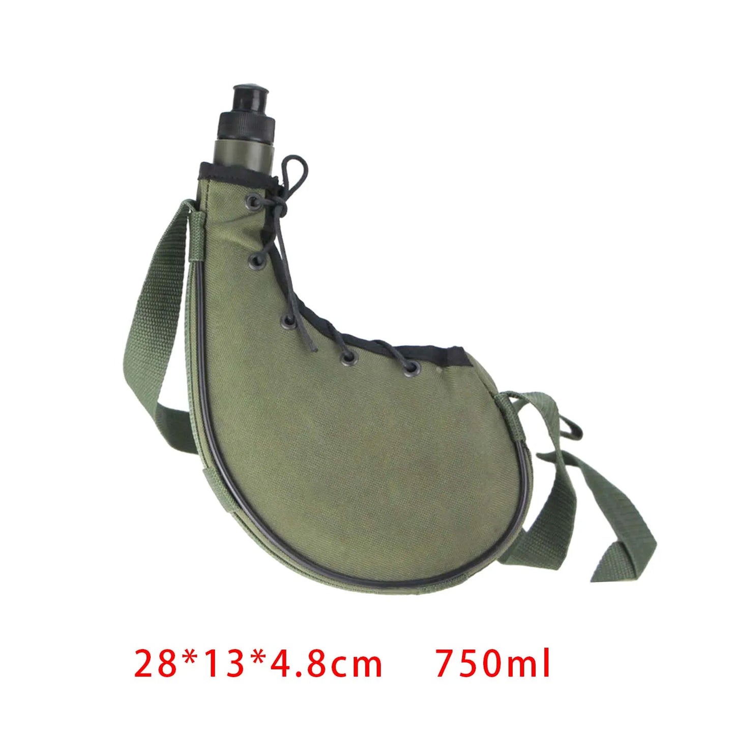 Outdoor Canteen Water Bottle Bag: 750ml Kettle for Travel & Backpacking - Drinkware for Dining & Hunting - Ideal for Adults