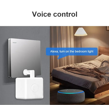 Tuya Zigbee Bluetooth Fingerbot Plus — Smart Button Pusher Switch Bot, Works with Alexa, Google Home & Smart Life App