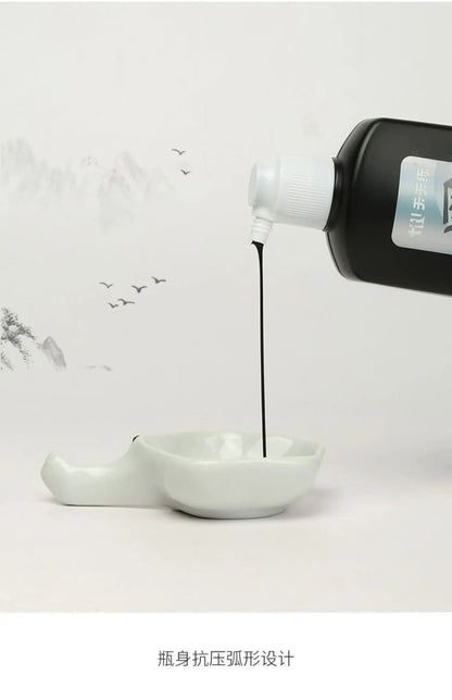 Sumi Liquid Ink 50ml/100ml/250ml – Professional Traditional Chinese Calligraphy & Brush Painting Ink