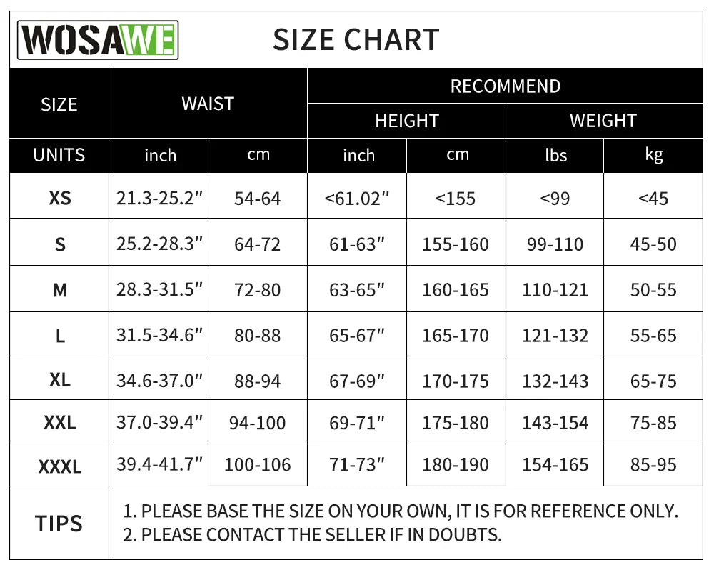WOSAWE Motorcycle Shorts - Skating Hip Protector, MTB Motocross Padded Shorts, Skiing and Snowboarding Protective Gear