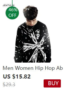 Men’s Y2K Black Knitted Scarf — Aphex Twin Goth Harajuku Streetwear Winter Shawl Unisex