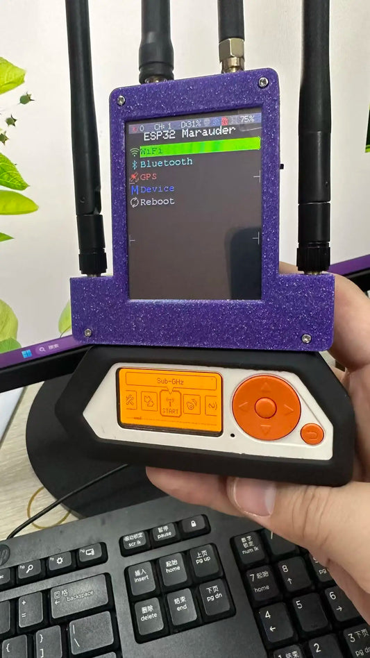 Flipper Zero 4-in-1 Expansion Board – 433M, ESP32S2, GPS & 2.8-Inch Screen with Usage Instructions/Firmware