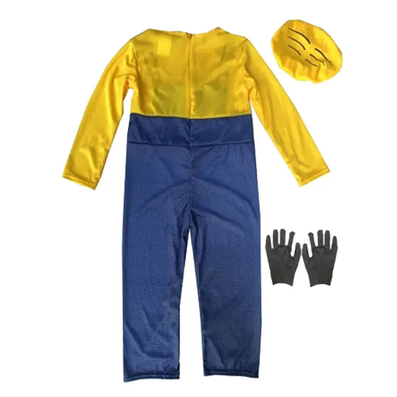 Anime Character Jumpsuit Costume - Unisex Halloween Cosplay Outfit for Kids & Adults