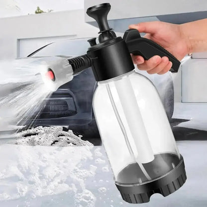 2L Handheld Foam Sprayer – Car Wash Air Pressure Watering Can, Plastic Disinfection & Cleaning Tool