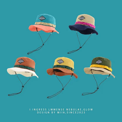 Japanese Quick-Drying Packable Fisherman Hat: Women's Summer Sun Visor Basin Hat for Mountaineering, Leisure, and Vacation - Convenient Hanging Bag
