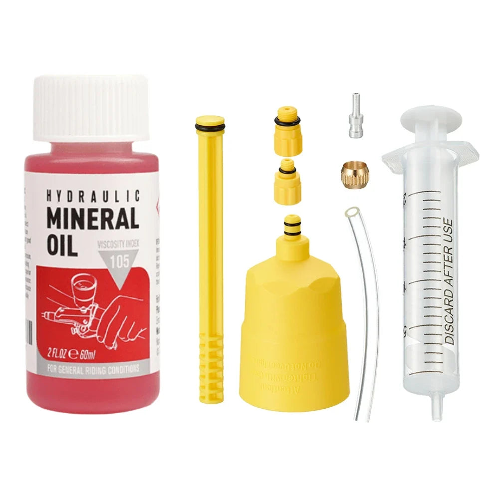 60ML Bicycle Brake Mineral Oil – High Performance Hydraulic Disc Brake Lubricant for Shimano Mountain & Road Bikes