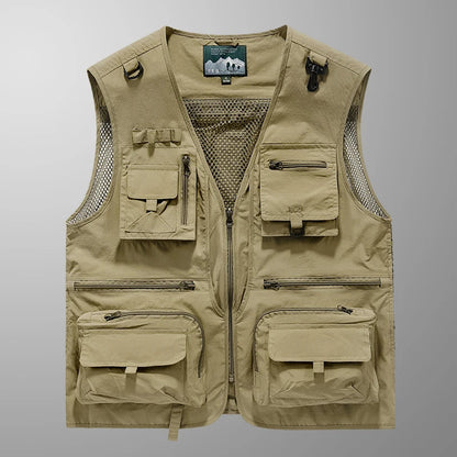 2024 Men’s Versatile Vest — Fashionable Spring, Summer & Autumn Trendy Jeep Style Casual Wear