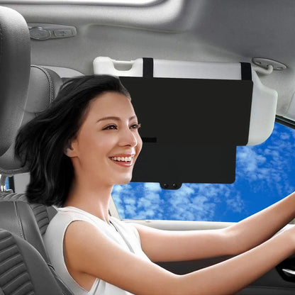 Car Sun Visor Extender - Sunshade Extension Board, Front Side Window Shade, Anti-Glare Shield Blocker for Car Interior Accessories