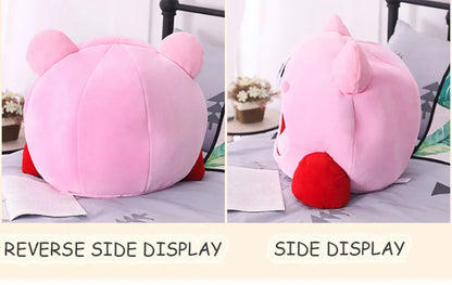 Anime Games Kirby Plush Doll – Soft Nap Pillow, Kawaii Pet Cat Nest & Stuffed Toy Bed, Cute Gift for Kids