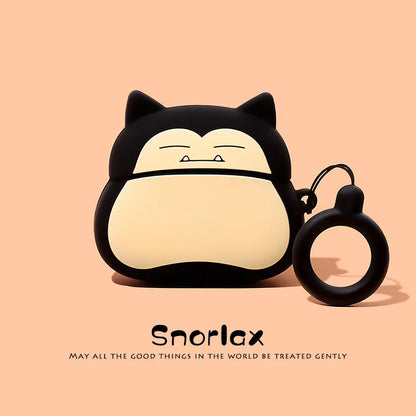 3D Poke Ball Silicone Case for AirPods Pro 2 — Cute Cartoon Anime Earphone Cover for Kids & Boys