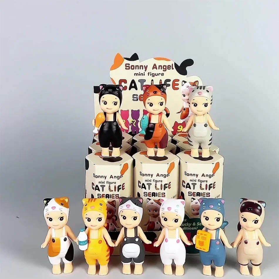75-Style Kawaii Sonny Angel Mini Figure Blind Box – Dreaming Dogtime Collectible Doll for Kids & Fans
