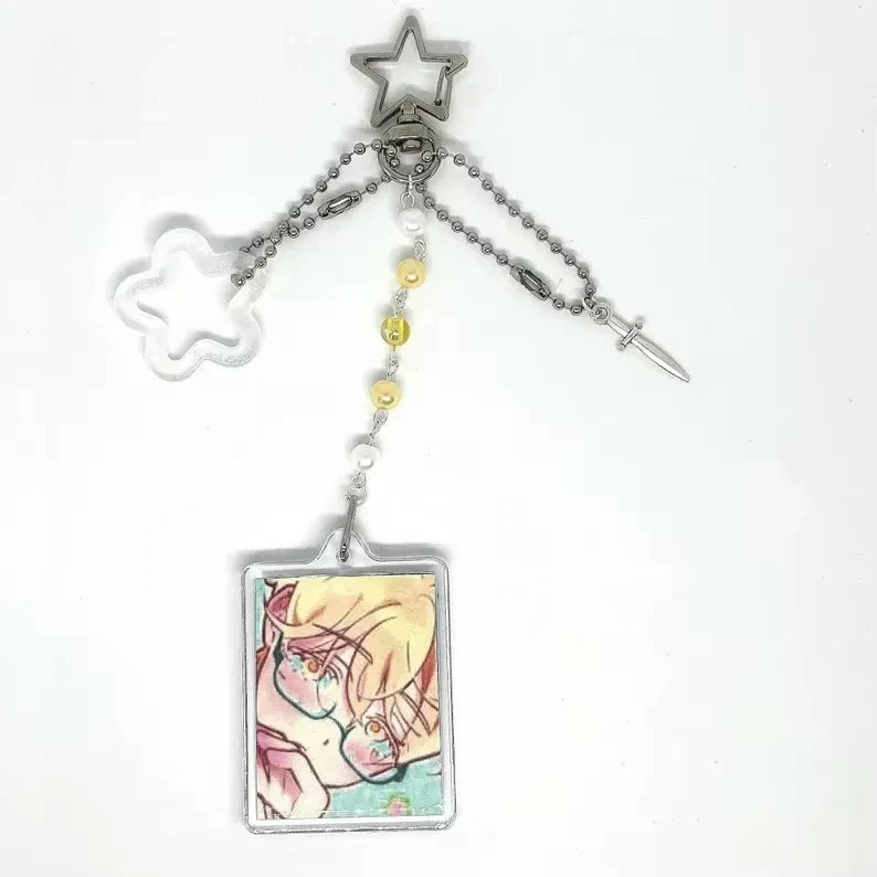 Alien Stage Acrylic Matching Keychains - Luka Mizi Hyuna Ivan Keyrings for Backpacks, Phones & Christmas Gifts