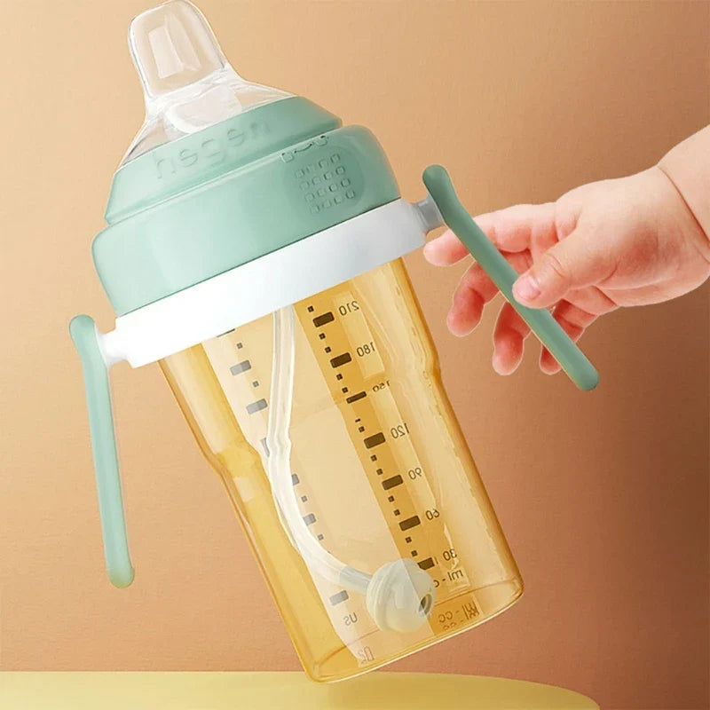 BPA-Free Classic Newborn Bottle Grip Handle – Compatible Silicone Handles for Hegen Bottle, Baby Feeding Accessories