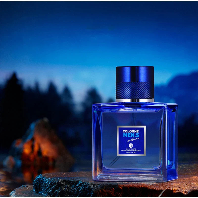 Blue Genuine Men’s Perfume, Citrusy Fresh Flowers & Fruits Fragrance, Long-Lasting Eau De Toilette