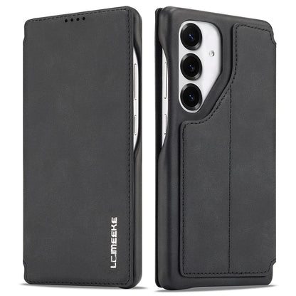 Ultra-Thin Leather Flip Case for Samsung Galaxy - Card Holder & Stand Cover for S26 Ultra, S26 Plus, S25 Ultra & S24 Ultra
