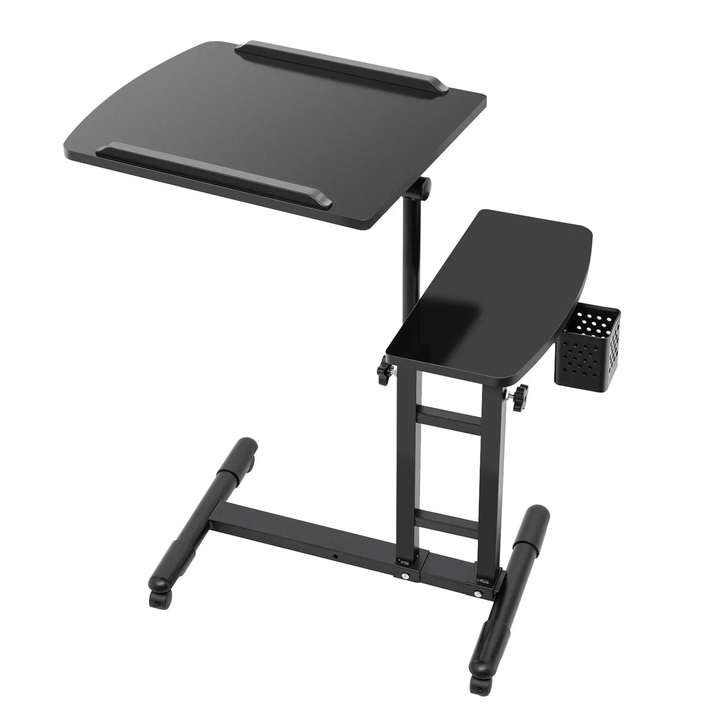 Portable Tattoo Workstation — Adjustable Dual Surface Table with Impact-Resistant Board