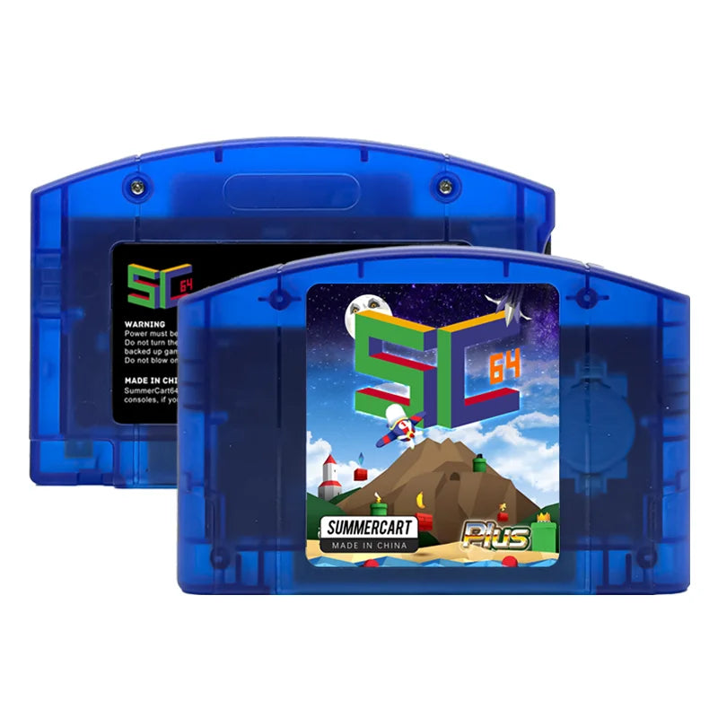 SummerCart 64 – 800 in 1 Open Source N64 Game Cartridge + Free 16GB Card | Compatible with 64DD & Nintendo 64