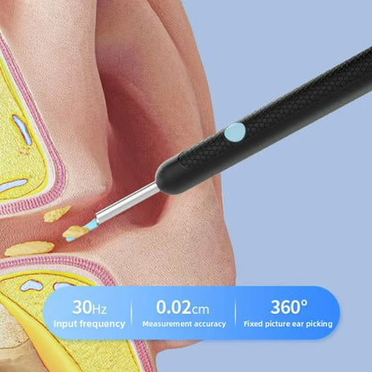 Visual Ear Wax Cleaner with Camera – Safe Earwax Removal Endoscope 5M HD Ear Cleaning Tool with LED Ear Care Inspection Device