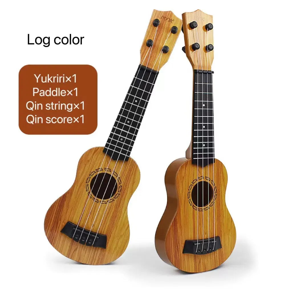 35cm Kids Guitar Toy – Educational Musical Instrument for Beginners, Simulation Ukulele Style Learning Music Toy for Children