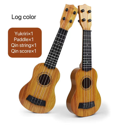 35cm Kids Guitar Toy – Educational Musical Instrument for Beginners, Simulation Ukulele Style Learning Music Toy for Children