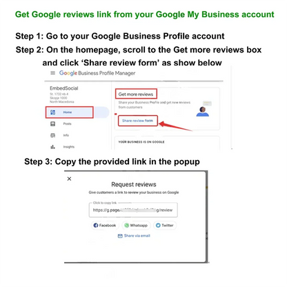 NFC215 Programmable Google Review Acrylic Stickers – 13.56MHz Waterproof NFC Station Table Stand Card