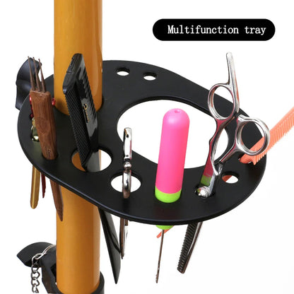 Multifunction Wig Stand — 3-Holder Tripod for Mannequin Heads, Training Dolls & Canvas Blocks