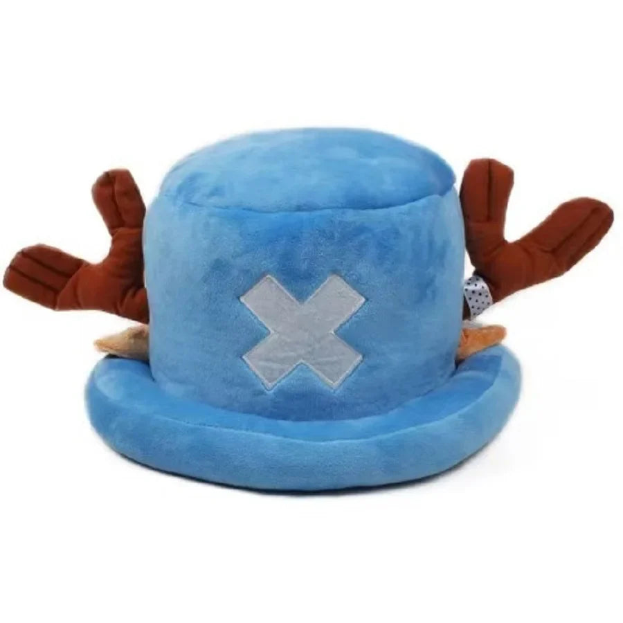 Anime Tony Tony Chopper Plush Hat – Unisex Trafalgar Cap for Cosplay, Outdoor & Party Accessories