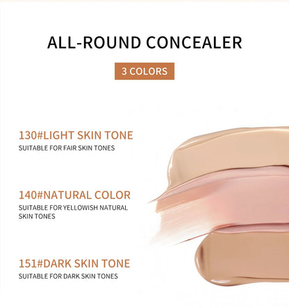 High Coverage Concealer – Anti-Dark Circle, Freckle & Long-Lasting Waterproof BB Cream Foundation for Face Makeup