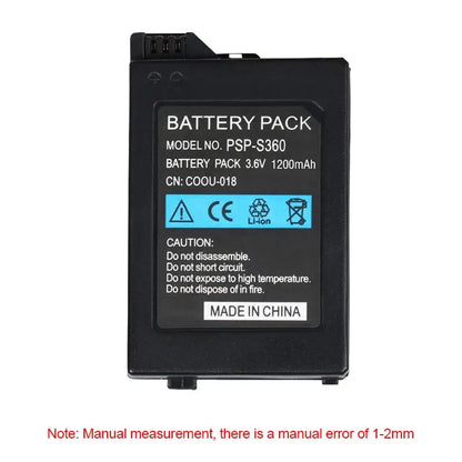 PSP-S360 3.6V Rechargeable Battery – Replacement Lithium Battery for Sony PSP 2000/3000/3001/3004 Game Console