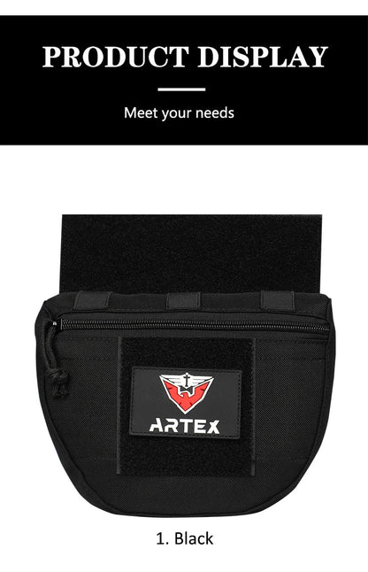 JPC/CPC Tactical Chest Pouch – Large Sub-Pouch MOLLE Expansion for Vest & Lower Belly Storage