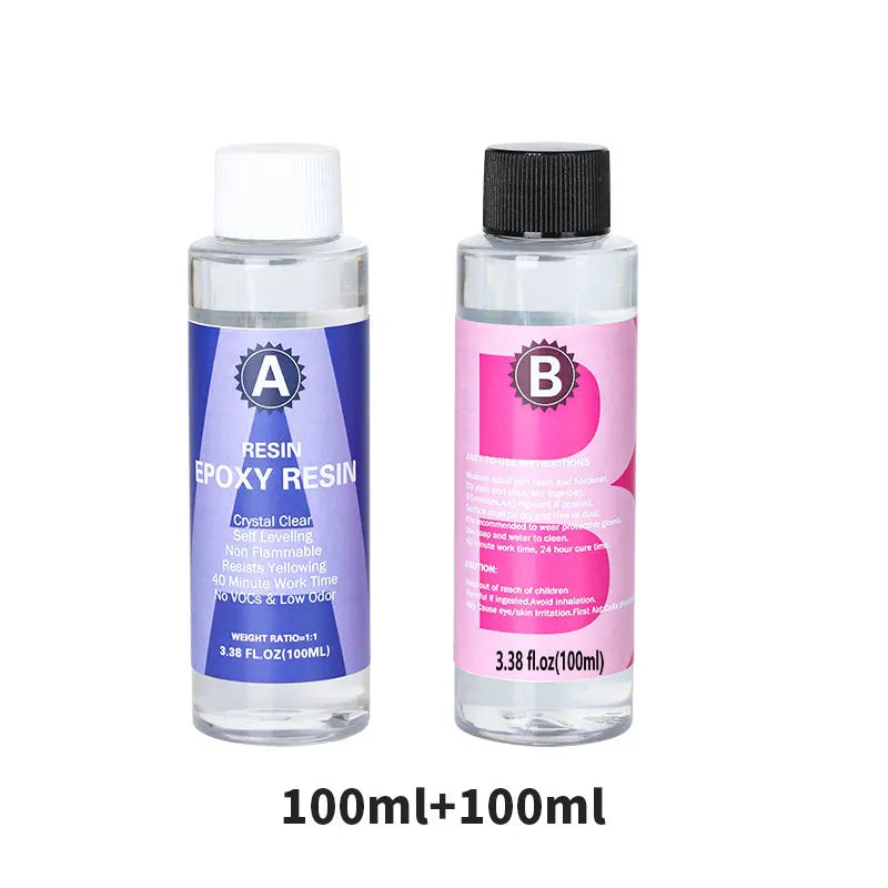 1:1 Crystal Clear Epoxy Resin Kit – High Gloss, Bubble-Free Art Resin for Coating, Casting & DIY Jewelry Making
