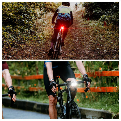 CYCLAMI CY300T Smart Bicycle Brake Sensing Light — Waterproof Front & Rear MTB Road Bike Light Accessory