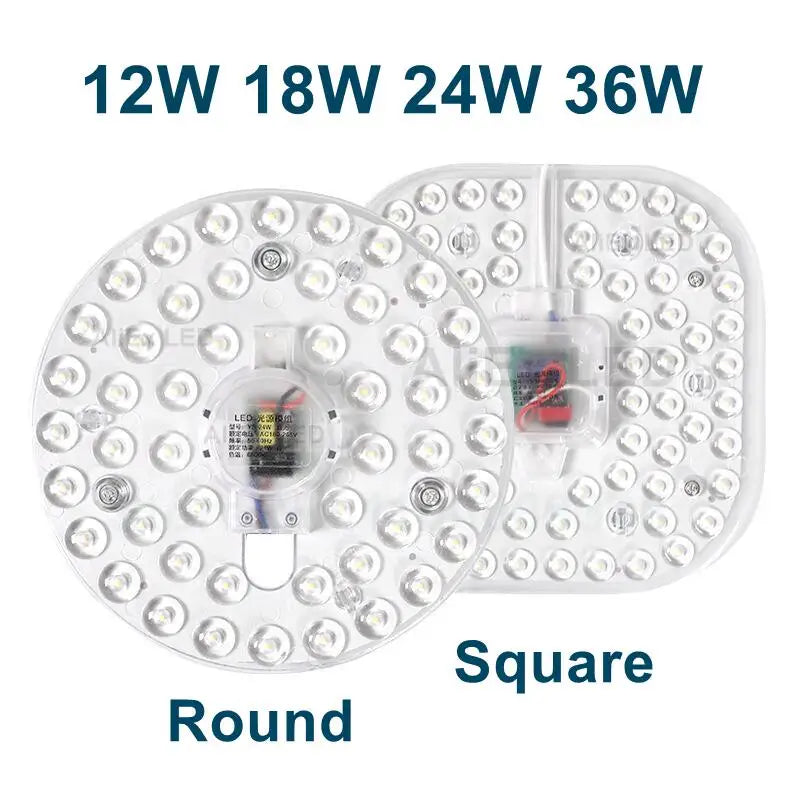 NEW LED Ring Panel Circle Light - SMD2835 LED Round Ceiling Board, AC220V/230V/240V, Various Wattages Available