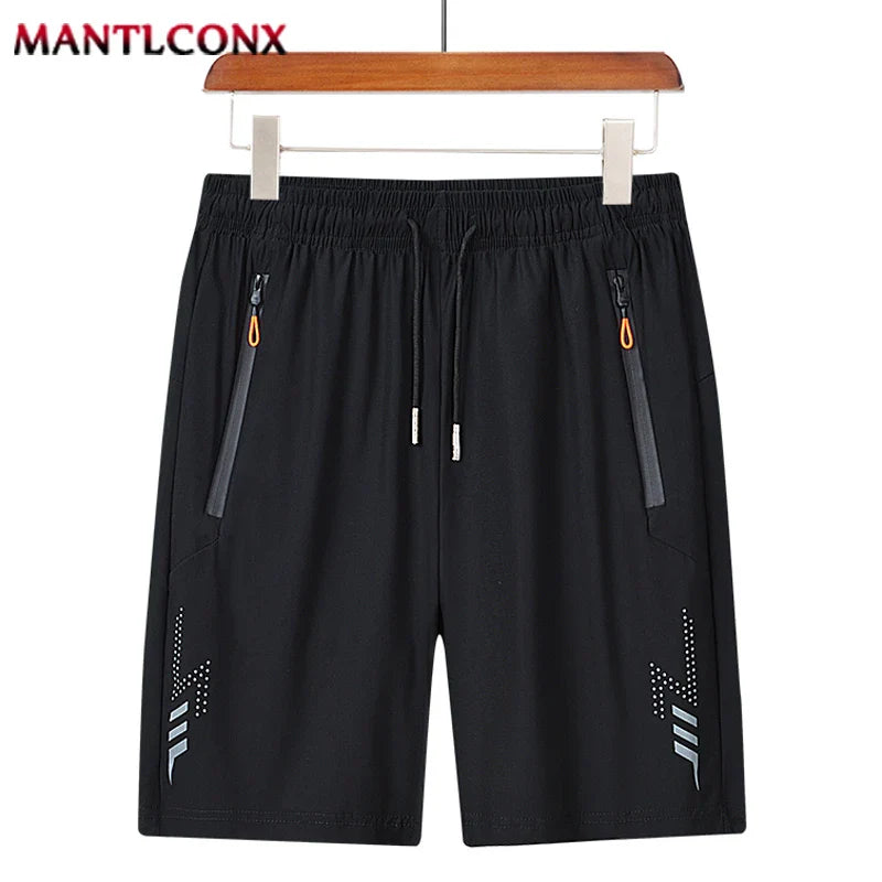 Men's Summer Sport Shorts – Cool Running, Gym & Fitness Training Shorts in Black and Gray