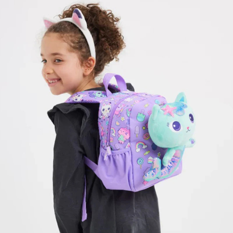 New Australia Smiggle Gabby Schoolbag Set – Girls Shoulder Backpack with Meal Bag, 14-Inch, Perfect Semester Gift