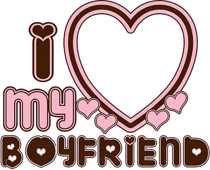 Couple Keychain Set – Custom “I Love My Boyfriend/Girlfriend” Keychains, Valentine’s Gift for Him & Her