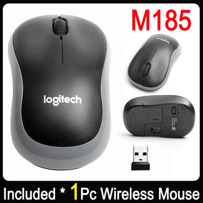Logitech M330 Wireless Gaming Mouse - 2.4GHz USB, 1000DPI, 3-Button Optical Mouse for Laptops & PCs