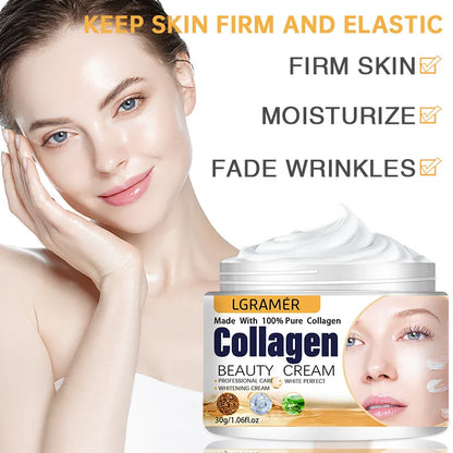 Anti-Wrinkle Eye & Face Cream – Anti-Aging, Lifting, Nourishing Moisturizer with Collagen Boost & Korean Essence