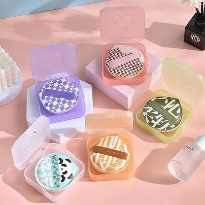 Portable Camera-Shaped Air Cushion Puff Box – Empty Cosmetic Makeup Case Container for BB Cream & Foundation Sponge