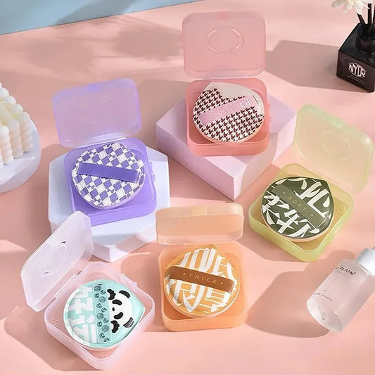 Portable Camera-Shaped Air Cushion Puff Box – Empty Cosmetic Makeup Case Container for BB Cream & Foundation Sponge