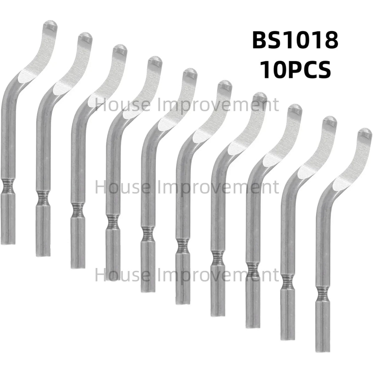 11-Piece Deburring Tool Set - High-Speed Steel Swivel Blades for Metal, Plastic, PVC, Copper, Aluminum & Resin