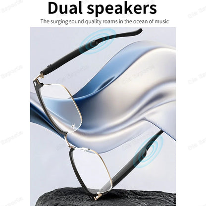 Ola Esporte Bluetooth Smart Glasses – AI Voice, Automatic Adjustment, Waterproof Anti-Blue Light Eyewear with Music & Call