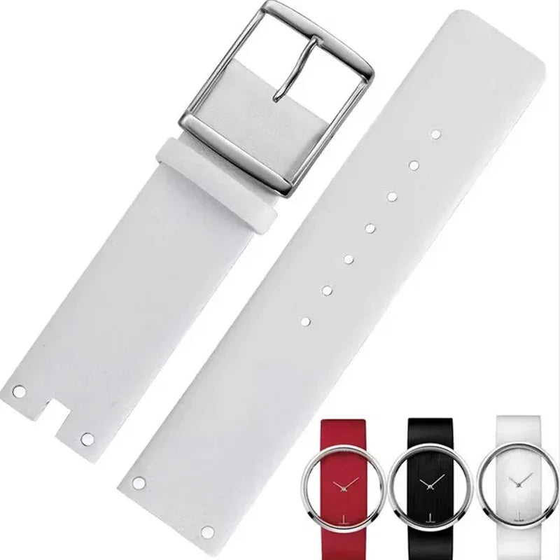 Genuine Leather Watch Band for CK K94231/K9423101 – 22mm Durable & Soft Strap for Calvin Klein Watches
