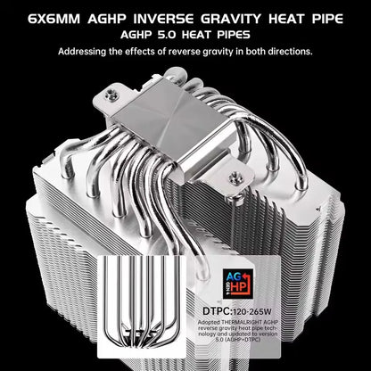 Thermalright Peerless Assassin 120 SE V2 CPU Air Cooler – Dual Tower Radiator with 120mm Fan, Supports Intel LGA1851/1700 & AMD AM5/AM4 High Performance Cooling