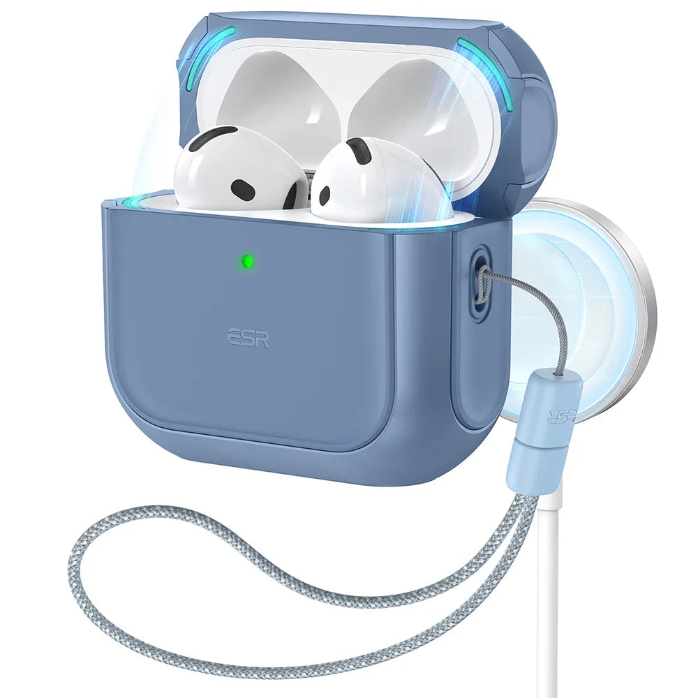 ESR MagSafe Case for AirPods 4th Gen (2024) – Drop Protection Cover with HaloLock for AirPods Pro 1st/2nd Gen (2023/2022)