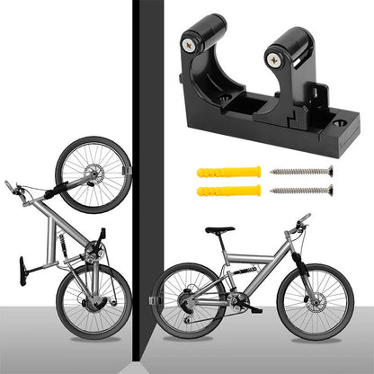 Deemount Adjustable Bike Hooks – Wall Mount Bicycle Hanger Rack for 1.0-2.8 inch Tubes, Horizontal & Vertical Storage