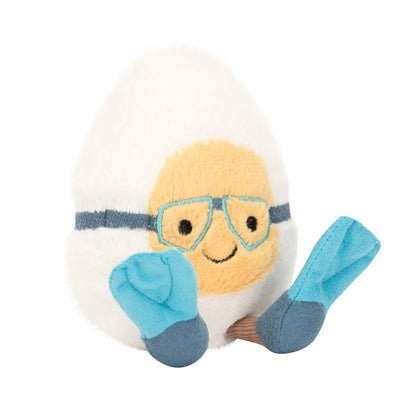 Lovely Soft Boiled Egg Cat Toy – Creative Pet Doll, Happy Smile Plush for Home, Holiday & Kids Gift